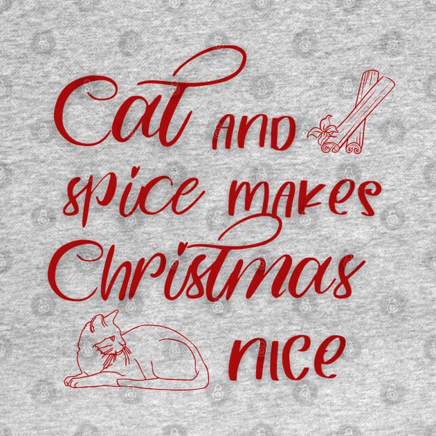 Cat and spice makes Christmas nice by ArtsyStone